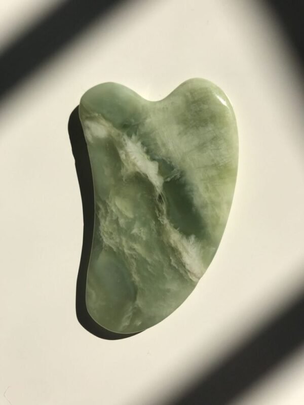 Flawless Jade Roller & Gua Sha Set – Natural Marble Stone Face Massager for Glowing, Firm, and Healthy-Looking Skin - Image 3