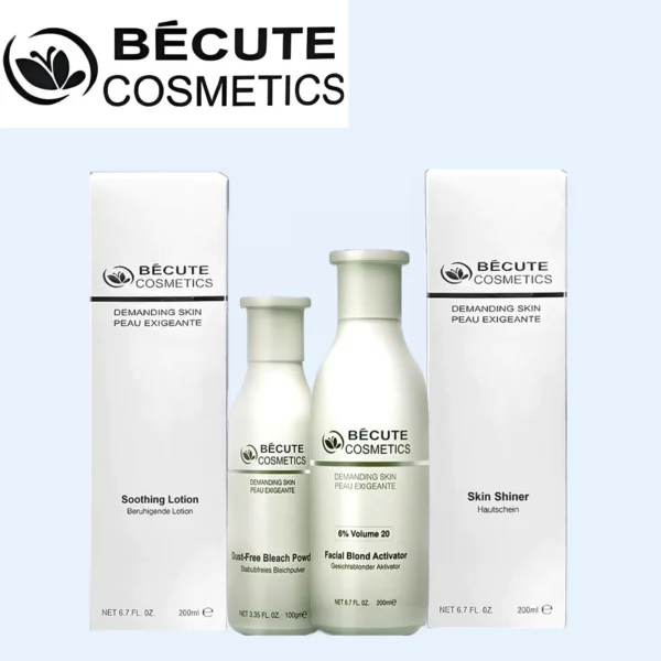 Becute Skin Polish Set – Dust-Free Bleach Powder & Volume 20 Facial Blonde Activator (200ml + 100gm) | Professional Skin Brightening & Exfoliation Kit - Image 7