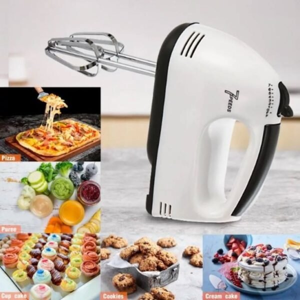 Scarlett 7-Speed Hand Mixer – Multifunctional Mini Electric Food Blender & Egg Beater for Baking, Dough, Cream, and Cake Mixing - Image 5