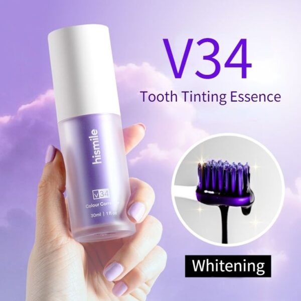 Hismile V34 Colour Corrector Serum – 30ml | Instant Teeth Brightening Solution - Image 8