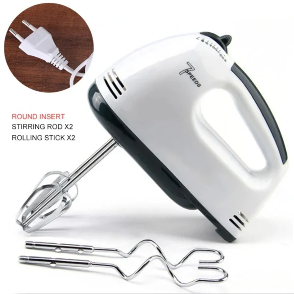 Scarlett 7-Speed Hand Mixer – Multifunctional Mini Electric Food Blender & Egg Beater for Baking, Dough, Cream, and Cake Mixing - Image 4