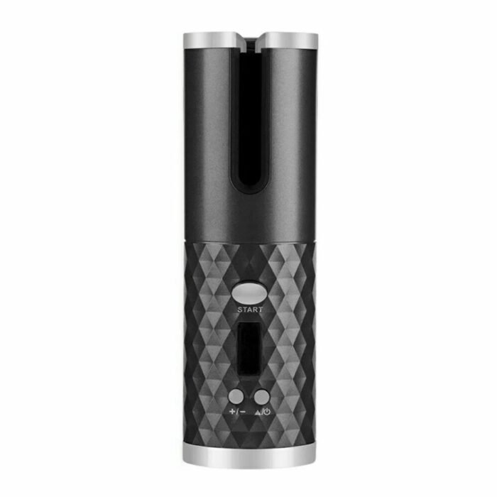 Cordless Automatic Hair Curler with LCD Display – Ceramic Auto-Rotating Wireless Curling Iron